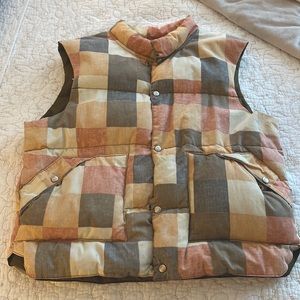Checkered Puffer Vest